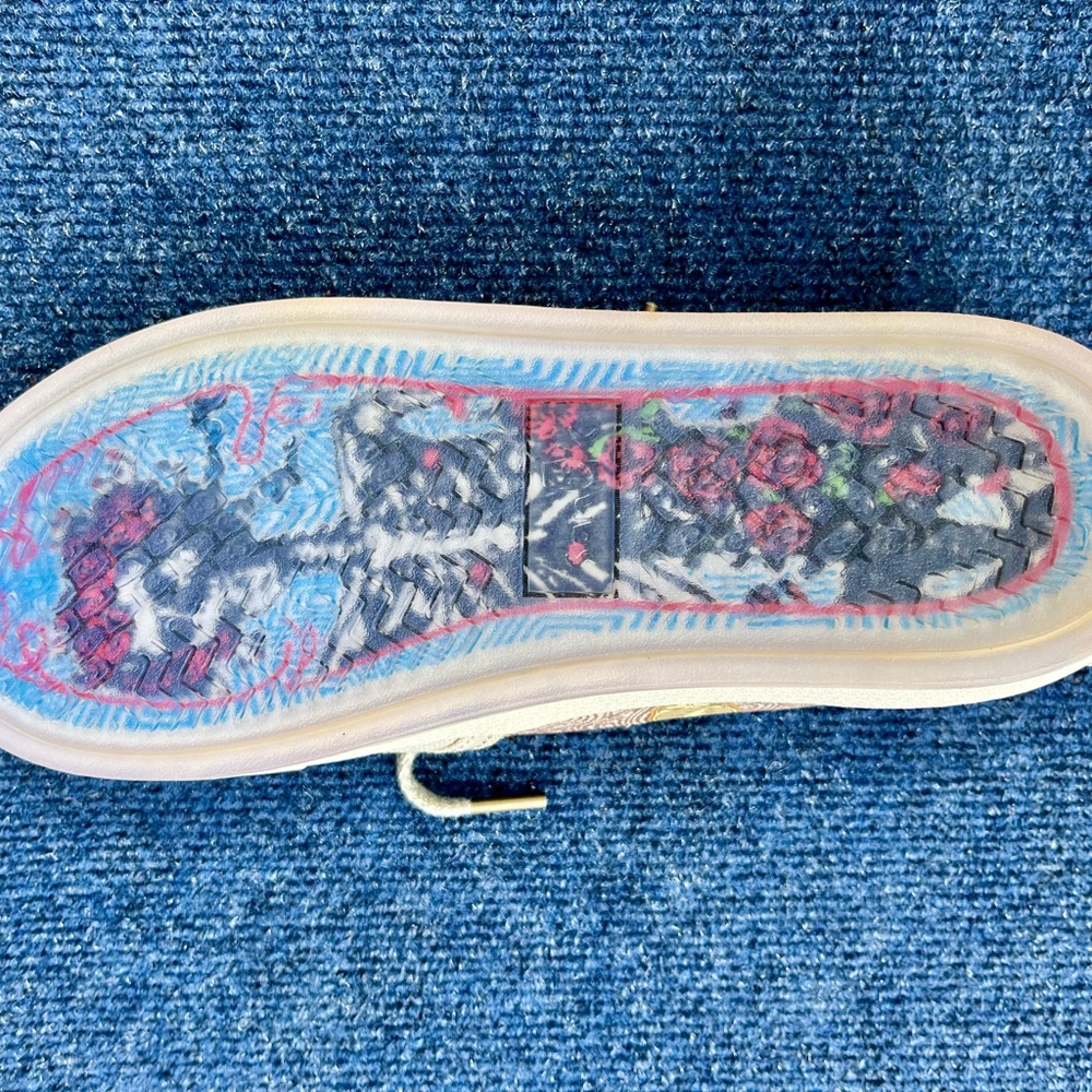 Sanuk Greatful Dead shoes men size 8 New with tags tan - Picture 4 of 10